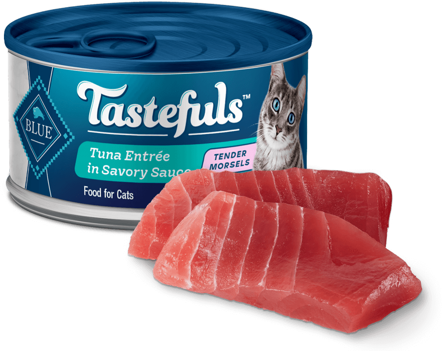 BLUE Buffalo Tastefuls Tender Morsels Of Tuna In Savory Sauce - Adult Cat
